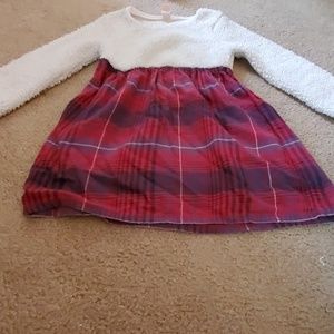 Harper canyon plaid and fleece dress